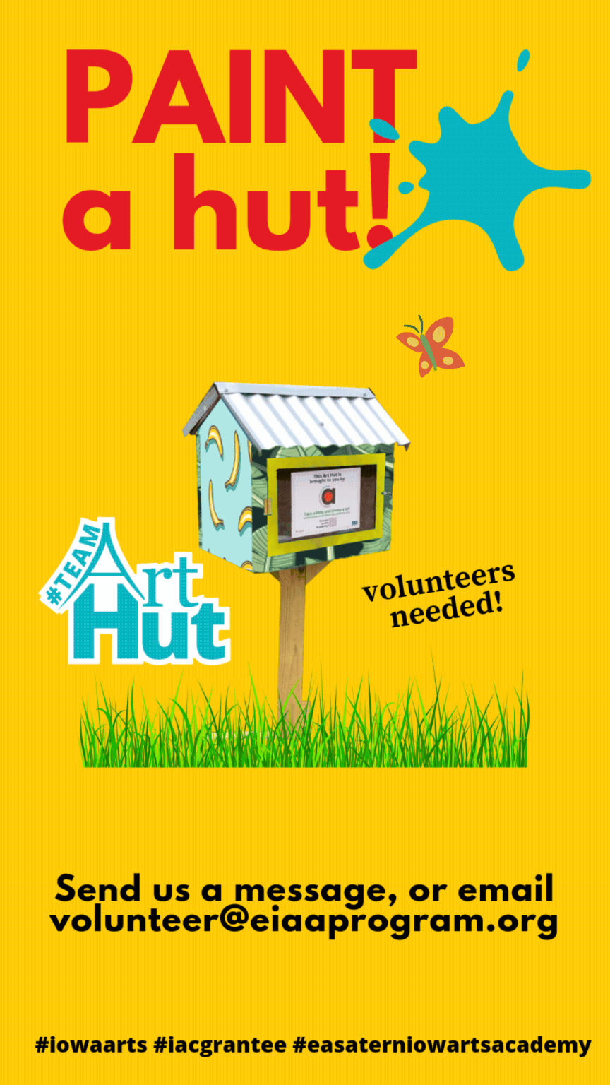 Volunteer to paint an Art Hut!