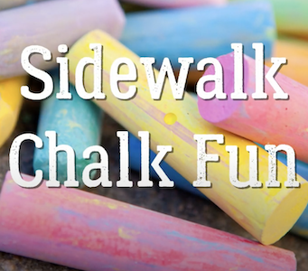 Sidewalk Chalk with Ms. Shirely