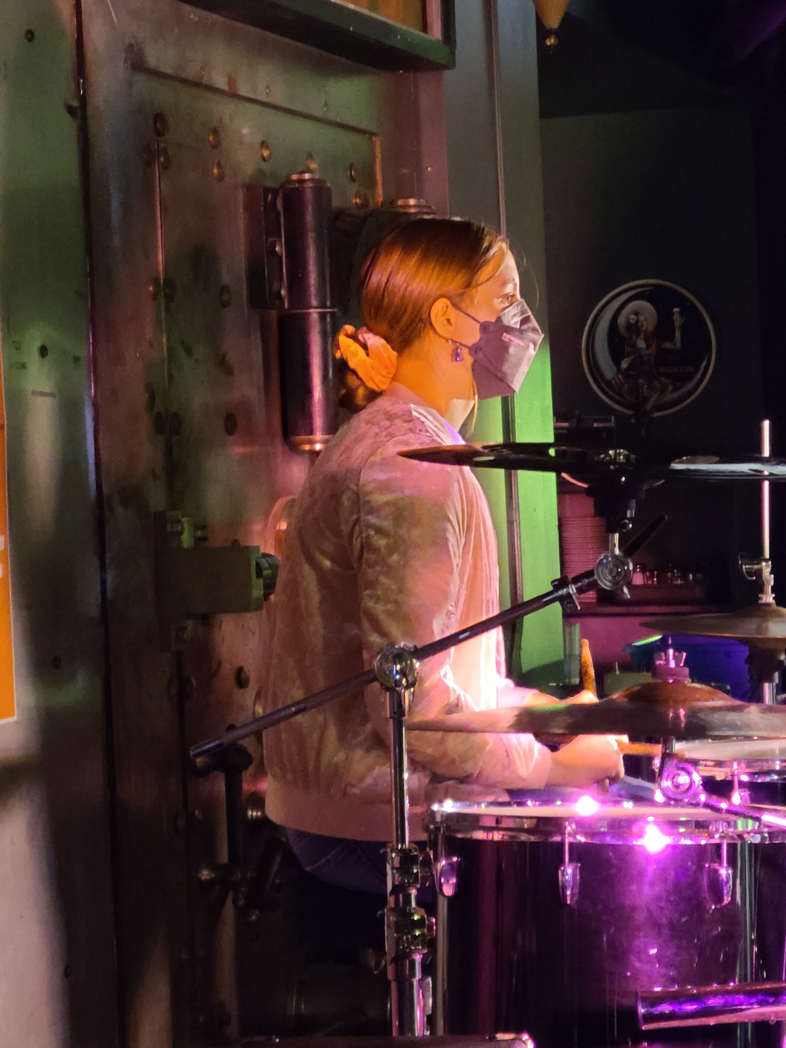 Annabelle on Drums