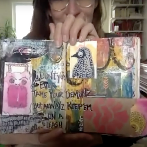 Intro to Art Journaling - Class 4 Prompts